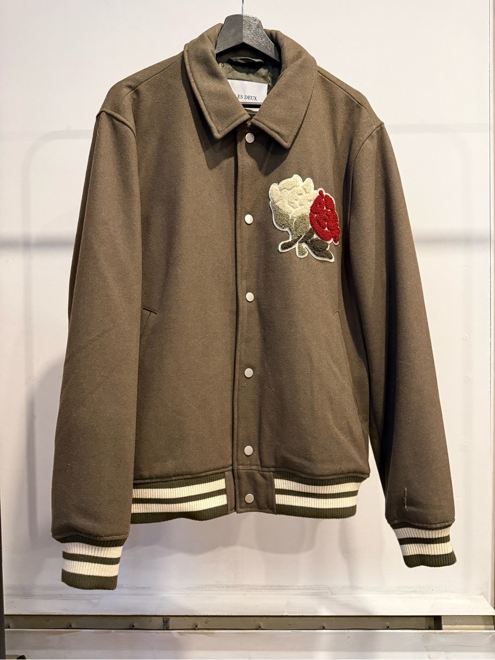 Les Deux - Felipe Varsity wool jacket - XL
